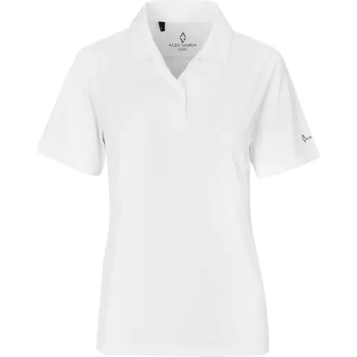 Ladies Alex Varga Lucca Golf Shirt White